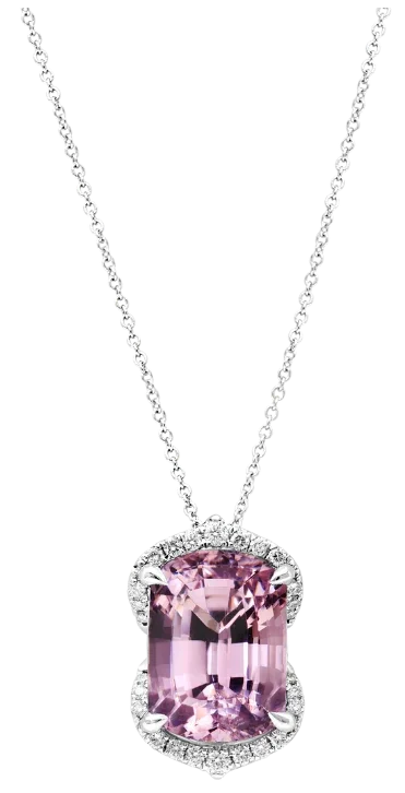 Douce Rêverie Amethyst Prasiolite & Diamonds Necklace