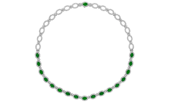 Le Vert Giverny Emerald Necklace