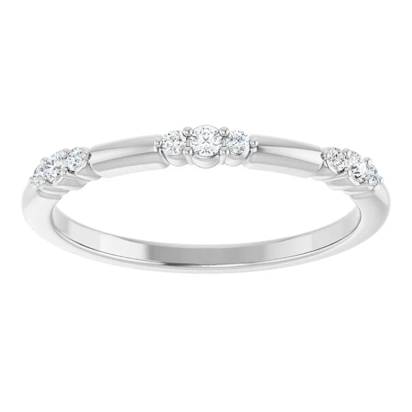Rosée De La Seine, Yellow Gold Diamond Stackable Ring