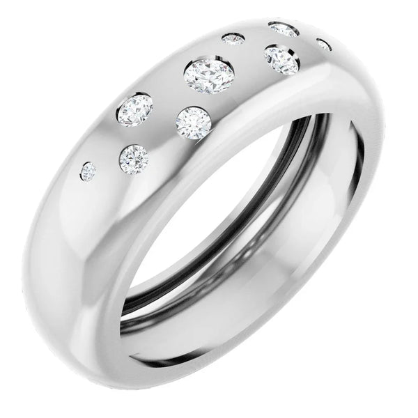 Scintille de Montmartre, Lab-Grown Diamond Band Ring