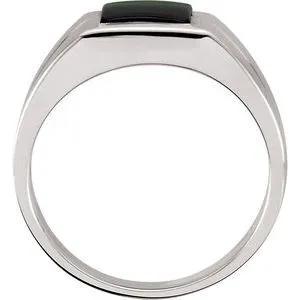 Velours Noir de Saint-Germain, Black Onyx Signet Ring