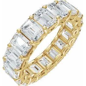 Éclat de la Promenade, Emerald Cut Diamond Eternity Band