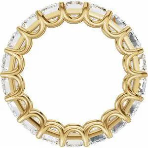 Éclat de la Promenade, Emerald Cut Diamond Eternity Band