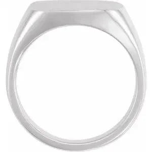Lumière de Fontainebleau, Gold Octagon Signet Ring