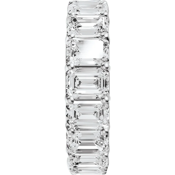Éclat de la Promenade, Emerald Cut Diamond Eternity Band