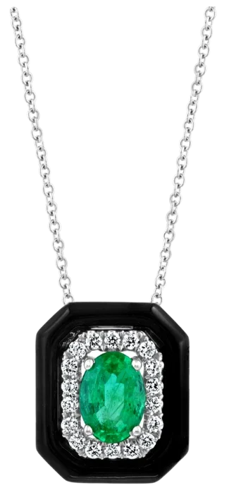 Serre Royale, Emerald & Diamonds Necklace