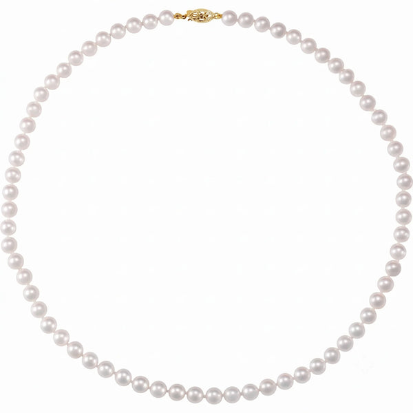 Aurore de Fontainebleau, Cultured Akoya Pearl Strand Necklace