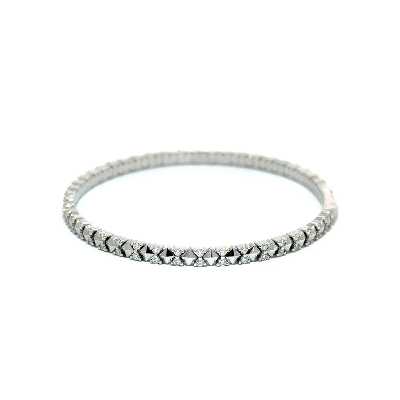 Les Motifs, Yellow Gold Diamond Studded Bangle