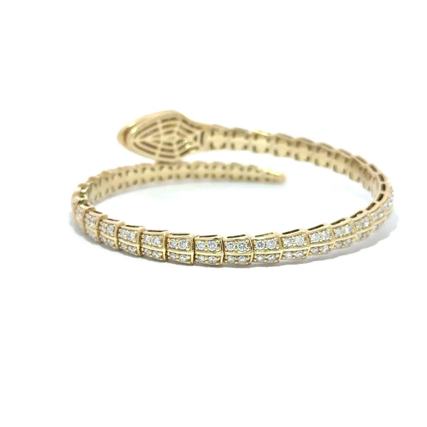 Le Serpent, Gold & Diamonds Snake Bracelet