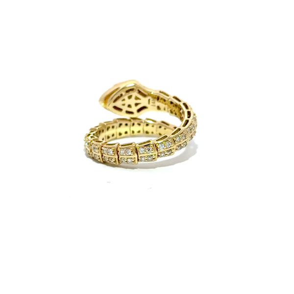 Le Serpent, Gold & Diamonds Snake Ring