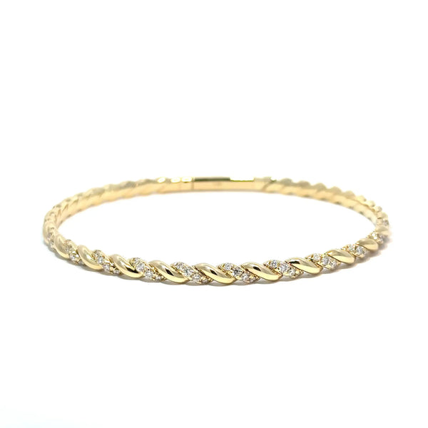 La Torsade, Twisted Diamond Bangle