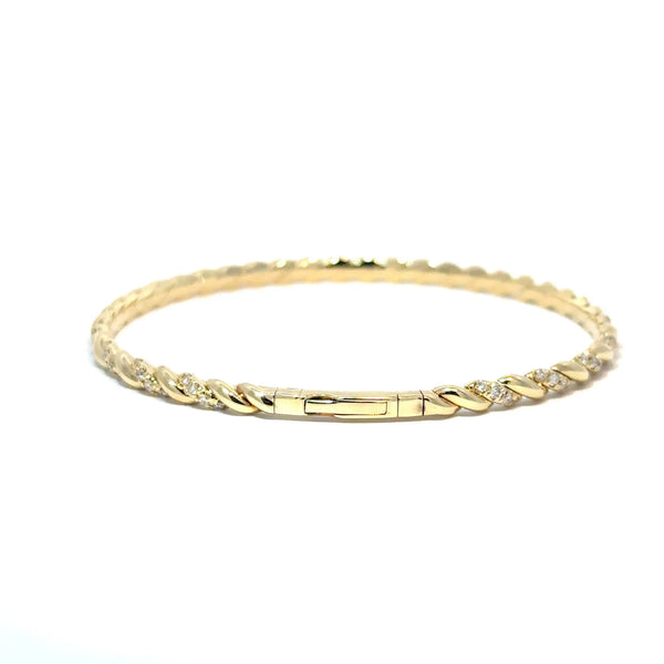 La Torsade, Twisted Diamond Bangle