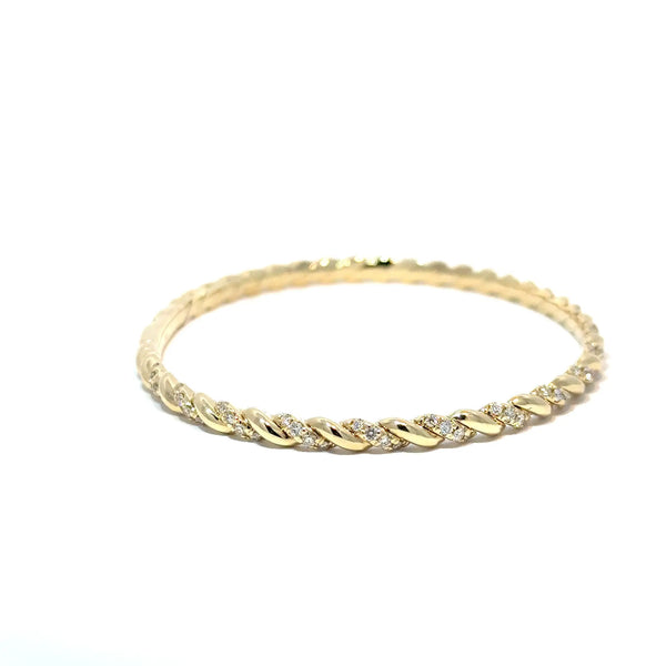 La Torsade, Twisted Diamond Bangle