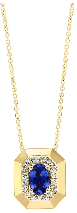 Fontaine Céleste, Sapphire & Diamonds Necklace