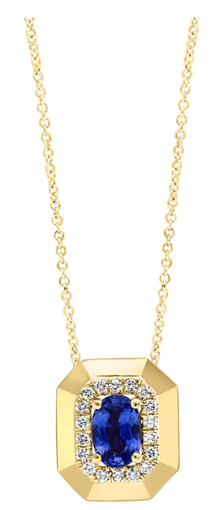 Fontaine Céleste, Sapphire & Diamonds Necklace