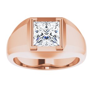 Luxurious Cushion Solitaire Band