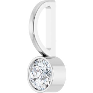 Natural Diamond & Gemstone Charm Pendant