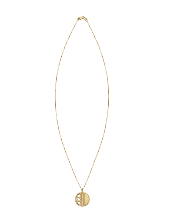 Lumière du Marais, Yellow Gold Diamond Pendant Necklace