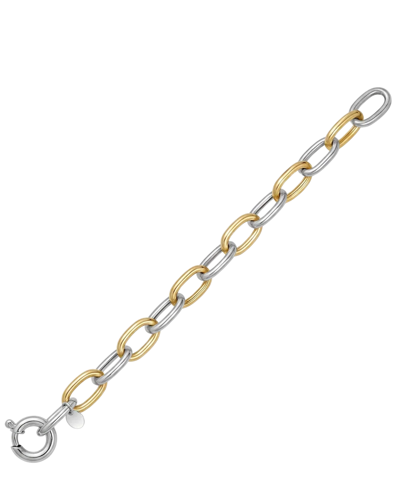 Reflet de Place Vendôme, Sterling Silver & Gold Link Bracelet