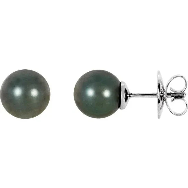 Lustre de Cannes, Cultured Tahitian Pearl Earrings