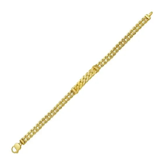 Reflet de Versailles, Gold Venetian Curb Bracelet