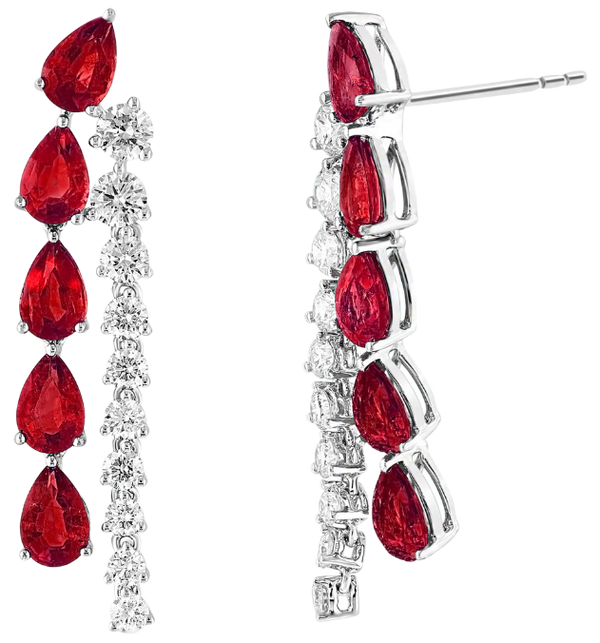 Les Gouttes d'Amour Ruby Earrings