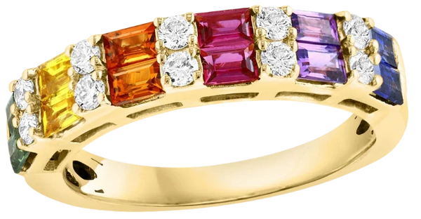 Palette de Montmartre, Multi-Color Rainbow Ring