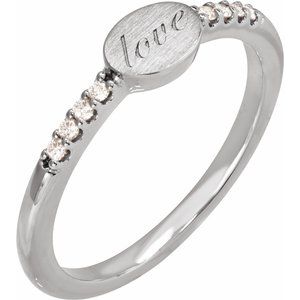 14K White Gold