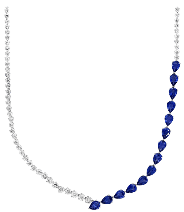 La Sirène de la Seine Sapphires & Diamonds Necklace