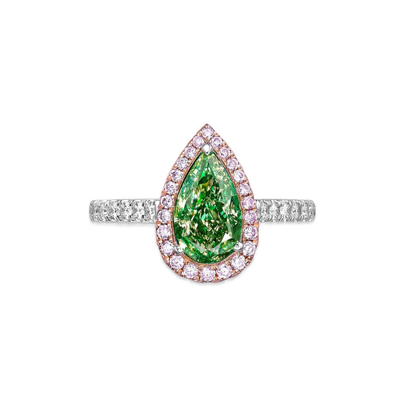 Arabesque 4, Natural Diamonds Fancy Green