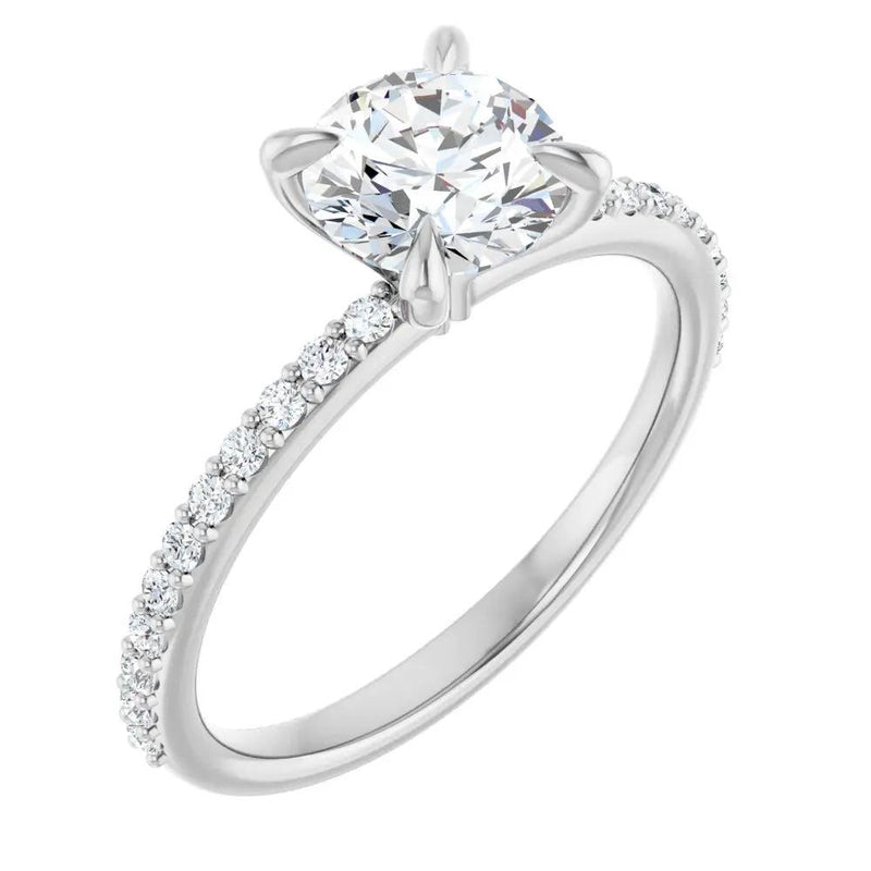 Éclat de Versailles, 14K Gold Oval Lab Grown Diamond Engagement Ring