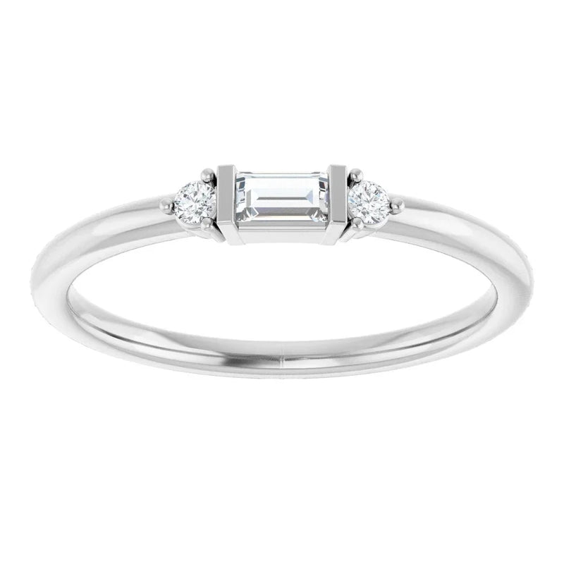 Éclat de Versailles, Diamond Baguette Stackable Ring