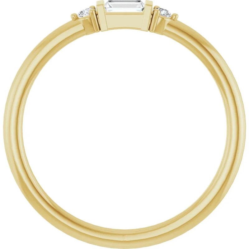 Éclat de Versailles, Diamond Baguette Stackable Ring
