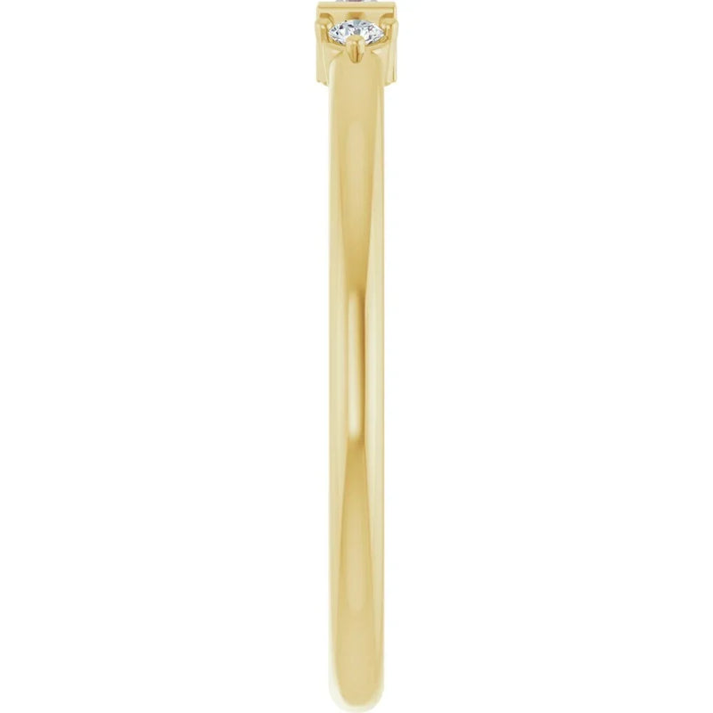 Éclat de Versailles, Diamond Baguette Stackable Ring