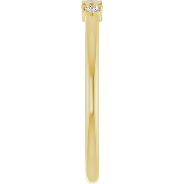 Éclat de Versailles, Diamond Baguette Stackable Ring