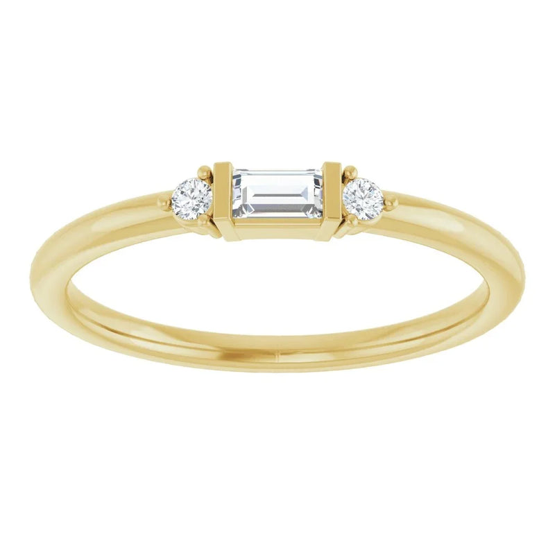 Éclat de Versailles, Diamond Baguette Stackable Ring