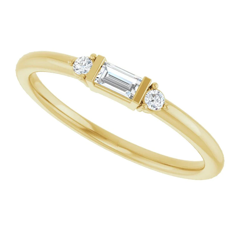 Éclat de Versailles, Diamond Baguette Stackable Ring