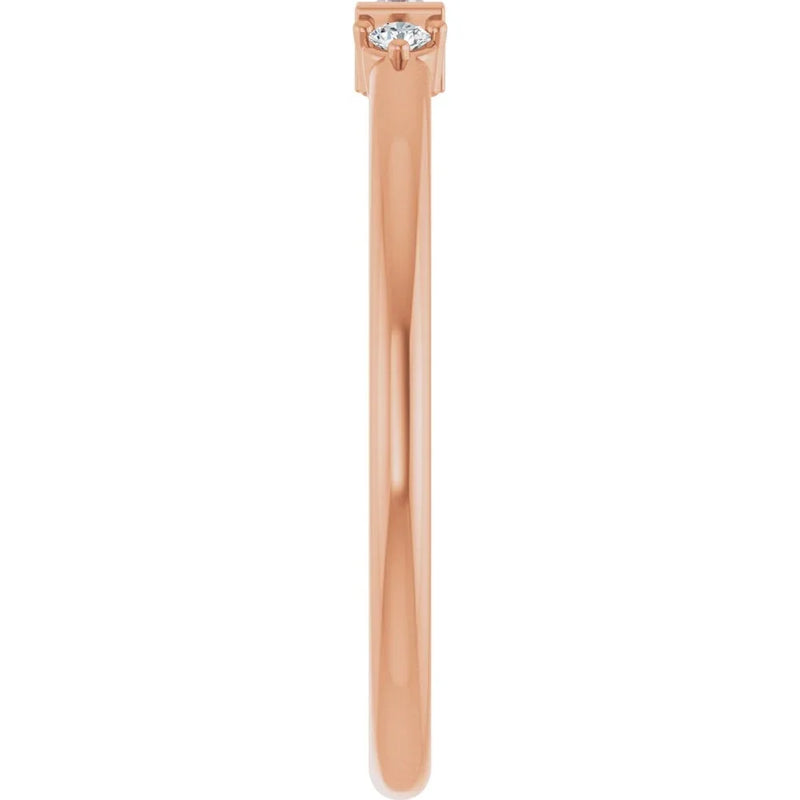 Éclat de Versailles, Diamond Baguette Stackable Ring
