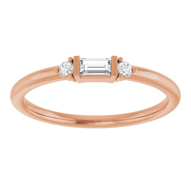 Éclat de Versailles, Diamond Baguette Stackable Ring