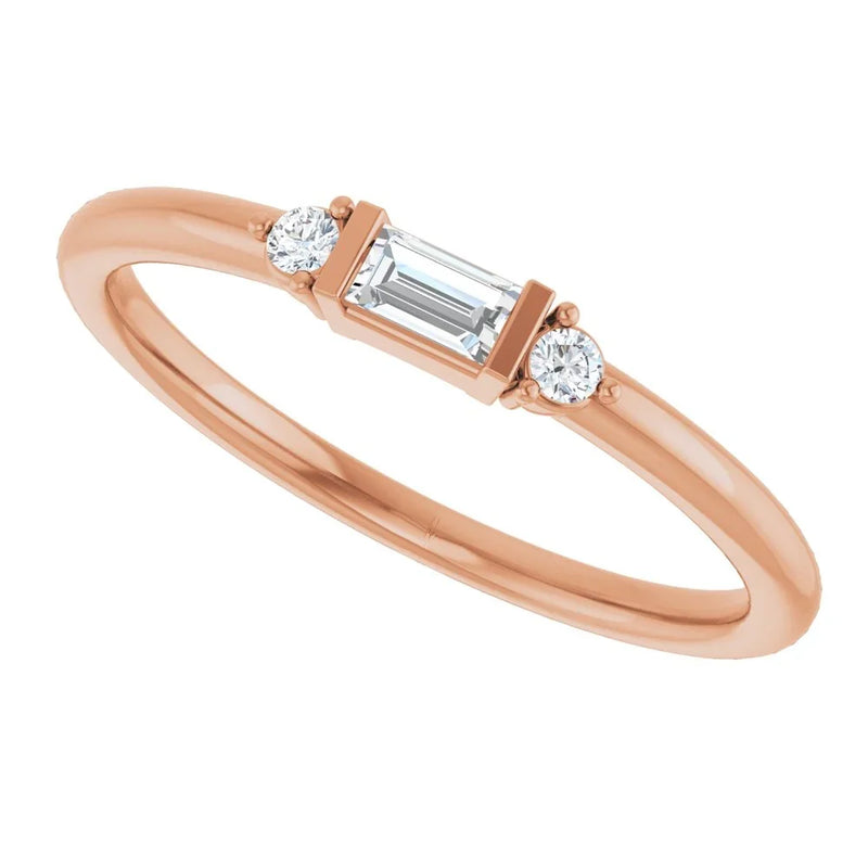 Éclat de Versailles, Diamond Baguette Stackable Ring