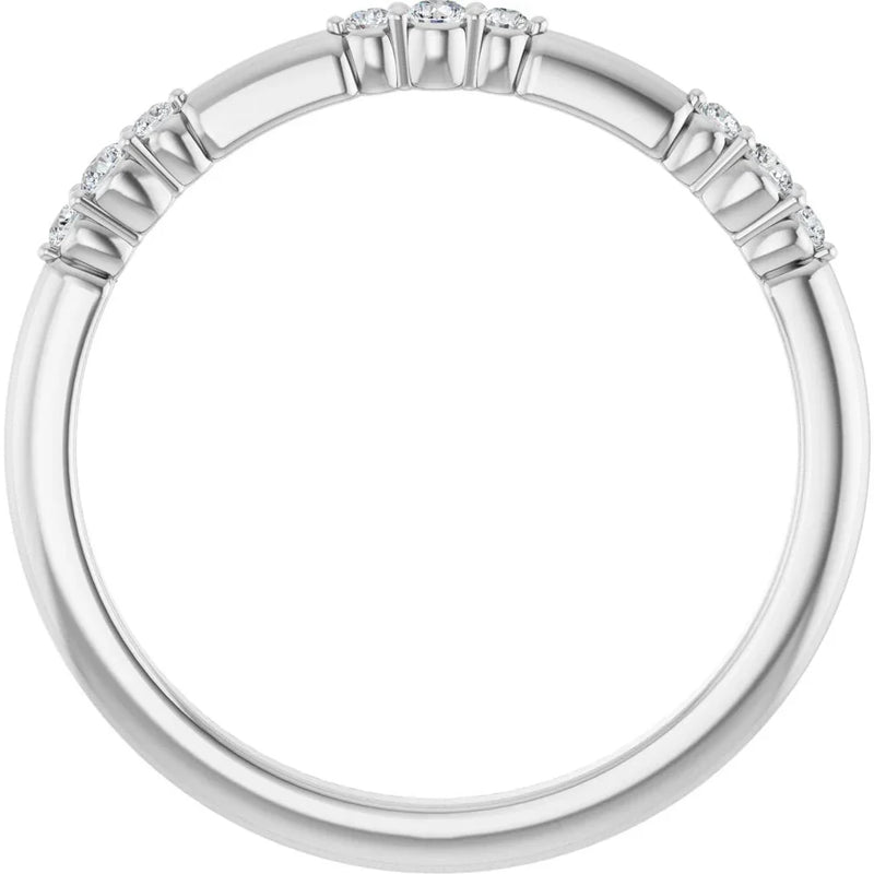 Rosée De La Seine, Yellow Gold Diamond Stackable Ring