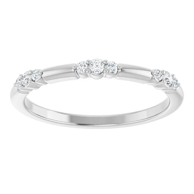 Rosée De La Seine, Yellow Gold Diamond Stackable Ring