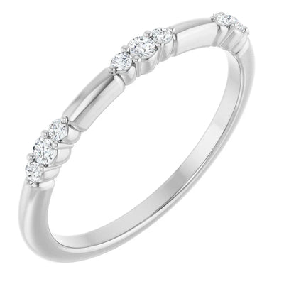 Rosée De La Seine, Yellow Gold Diamond Stackable Ring