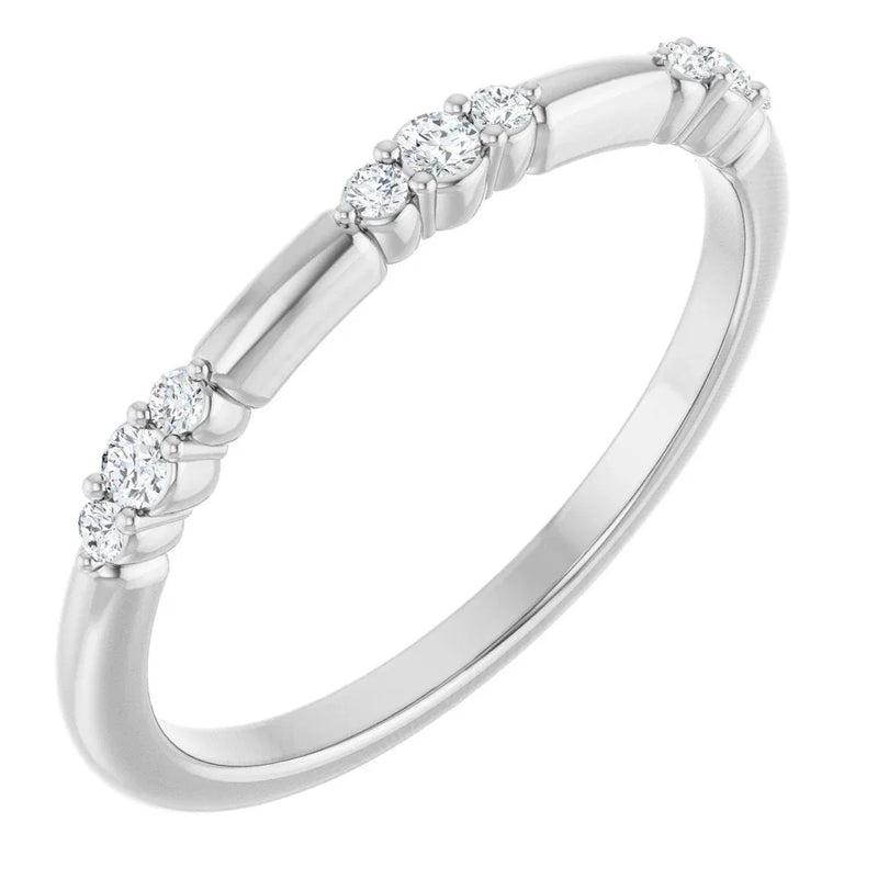 Rosée De La Seine, Yellow Gold Diamond Stackable Ring