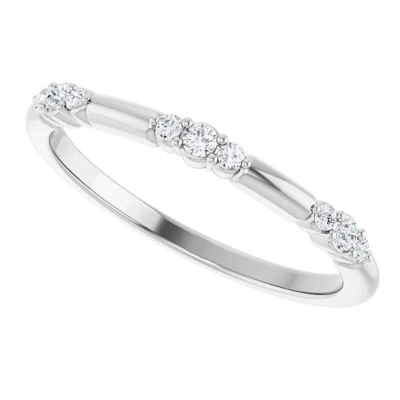 Rosée De La Seine, Yellow Gold Diamond Stackable Ring
