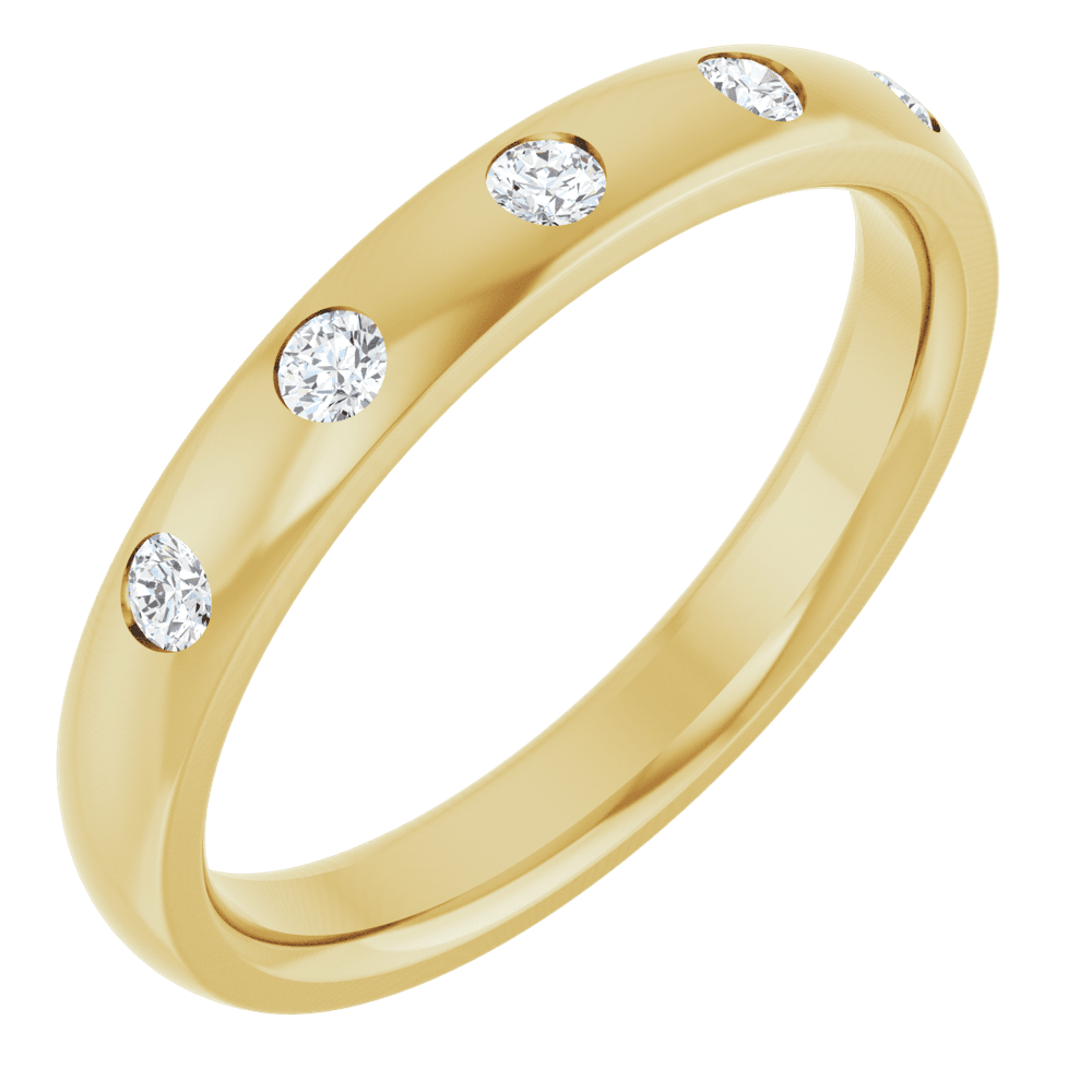 Five-Stone Anniversary Band - 1.5mm Natural Diamond