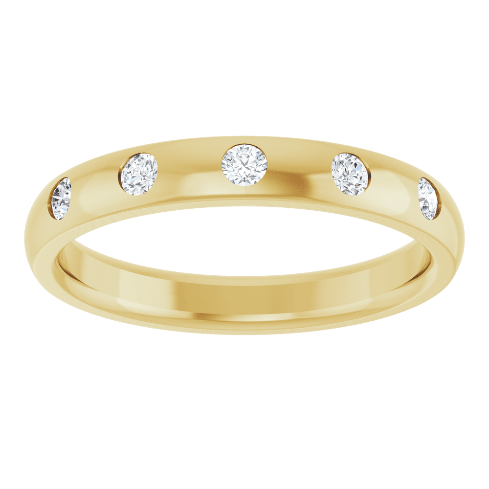 Five-Stone Anniversary Band - 1.5mm Natural Diamond