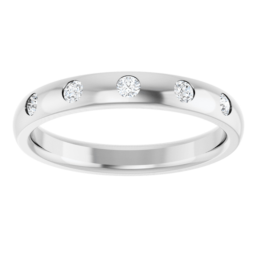 Five-Stone Anniversary Band - 1.5mm Natural Diamond