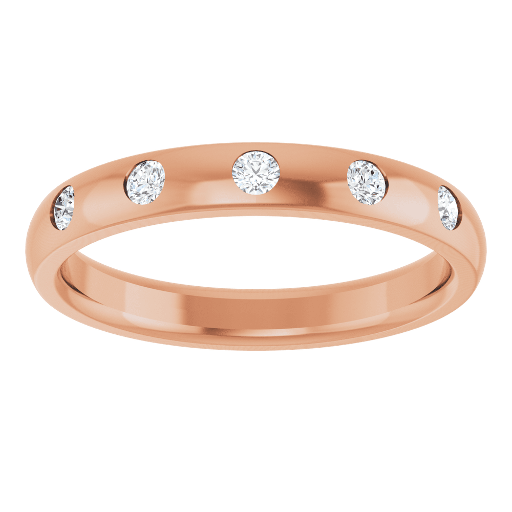 Five-Stone Anniversary Band - 1.5mm Natural Diamond