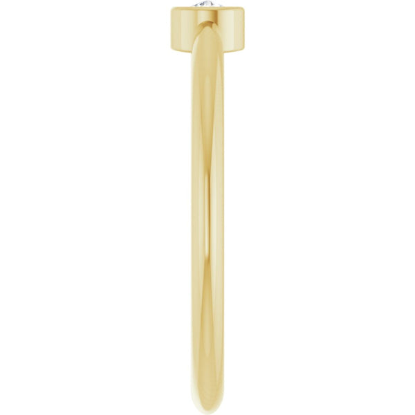 L'Étincelle de Biarritz, Diamond Bezel Stackable Ring